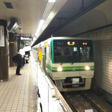 帰りの電車