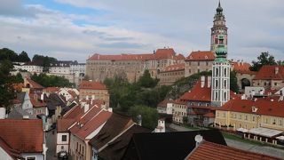 朝8時にもかかわらず、観光客がいました。