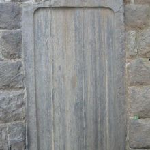 氷川神社の階段の横の、大橋の氷川神社の由緒が記載された石板