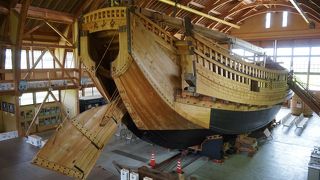 復元された北前船「幸栄丸」