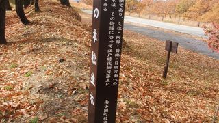 古の道が残るところです