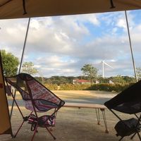 テントの中から