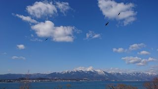 テラスからの景色が最高