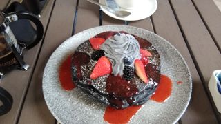 黒いパンケーキ