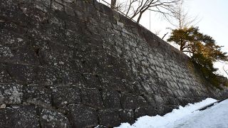 雪が少なかった盛岡