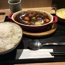 牛タンのシチュー定食！