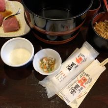 付け合せが充実しています。