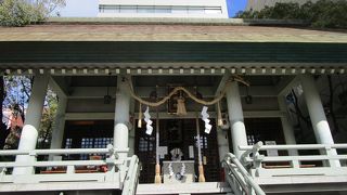 中心部近くの神社