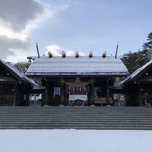 雪のなか