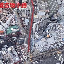 道玄坂小路は。ビルとビルとの間の狭い小路から形成されています