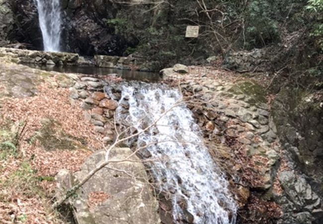 有馬温泉の小さな滝