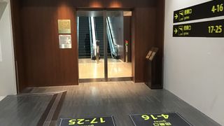 上級会員が入れるラウンジ