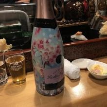 持ち寄ったシャンパン