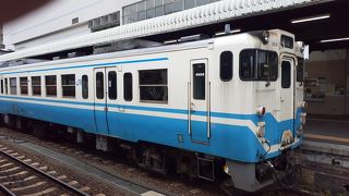 2020年２月９日現在、穴吹８時13分発普通列車徳島行きはキハ４７系が使用されていました