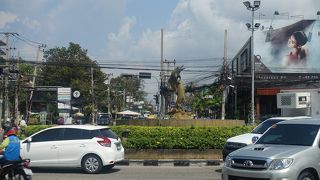 ソンテウの乗りかえ地点