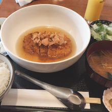 おでんカツ定食1100円