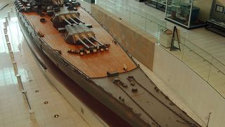 戦艦大和が展示されている博物館。１/１０の模型ですが...。