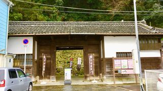 宇和島城登城の入り口