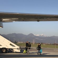 飛行機に近くて楽しめる空港でした