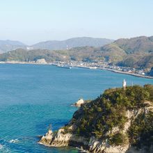 橋の上から見ても波がすごいのがわかる