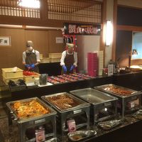 夕食会場