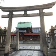 住宅街にある恵比寿神社