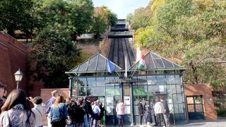 王宮の丘には上りはケーブルカー　下りは徒歩が景色とケーブルカーがみられておすすめ