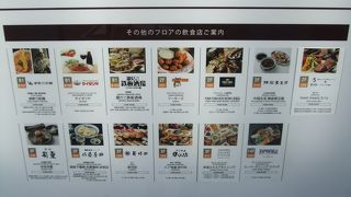 飲食店街が充実