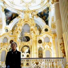 人込みを避けて記念写真