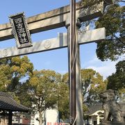 JR東海道線尾頭橋駅の目の前にある神社