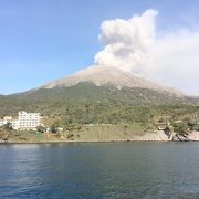 桜島港周辺