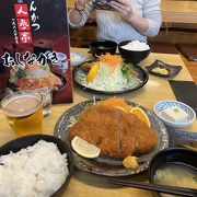 越後湯沢駅:絶品豚カツ定食