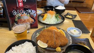 越後湯沢駅:絶品豚カツ定食