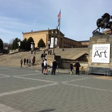 フィラデルフィア美術館の遠景です。