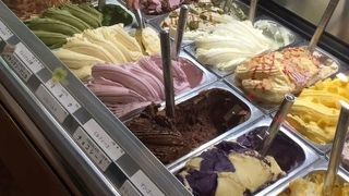 フレッシュなジェラートが豊富