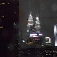 ツインタワーの夜景も良く見えました