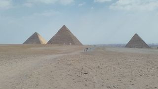 ギザの三大ピラミッドを目の当たりにし心から来て良かったと感無量になりました!!