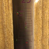 25Fの部屋レイアウト、左側の下から2番目の部屋に宿泊