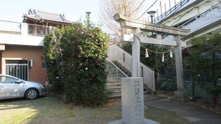 社殿は屋上にあります