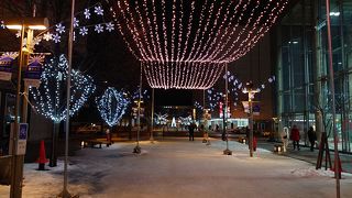 昼は賑やか！夜は閑散！