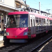 松陰神社前駅にて