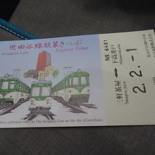 世田谷線散策きっぷ