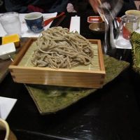 蕎麦打ちのデモがあり、夕食で食べる事ができました（別料金）