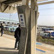 新幹線の台中駅とつながっている。