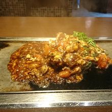 トマトお好み焼き