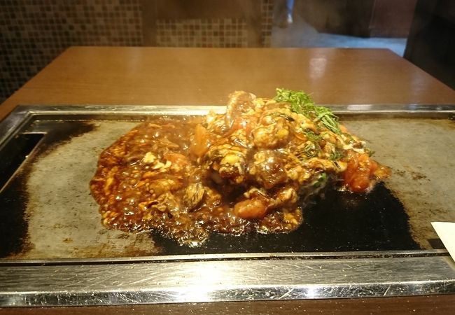 ここでしか食べられないお好み焼き