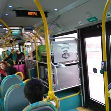 バスの中でもフリーWi－Fiあり