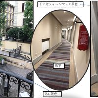 ドアはヴェッキオ宮でした。廊下も清潔。