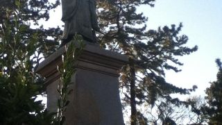 部山公園の高い所にある