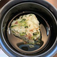 お茶漬けならぬ、しらす青菜小エビ具沢山茶漬け絶品